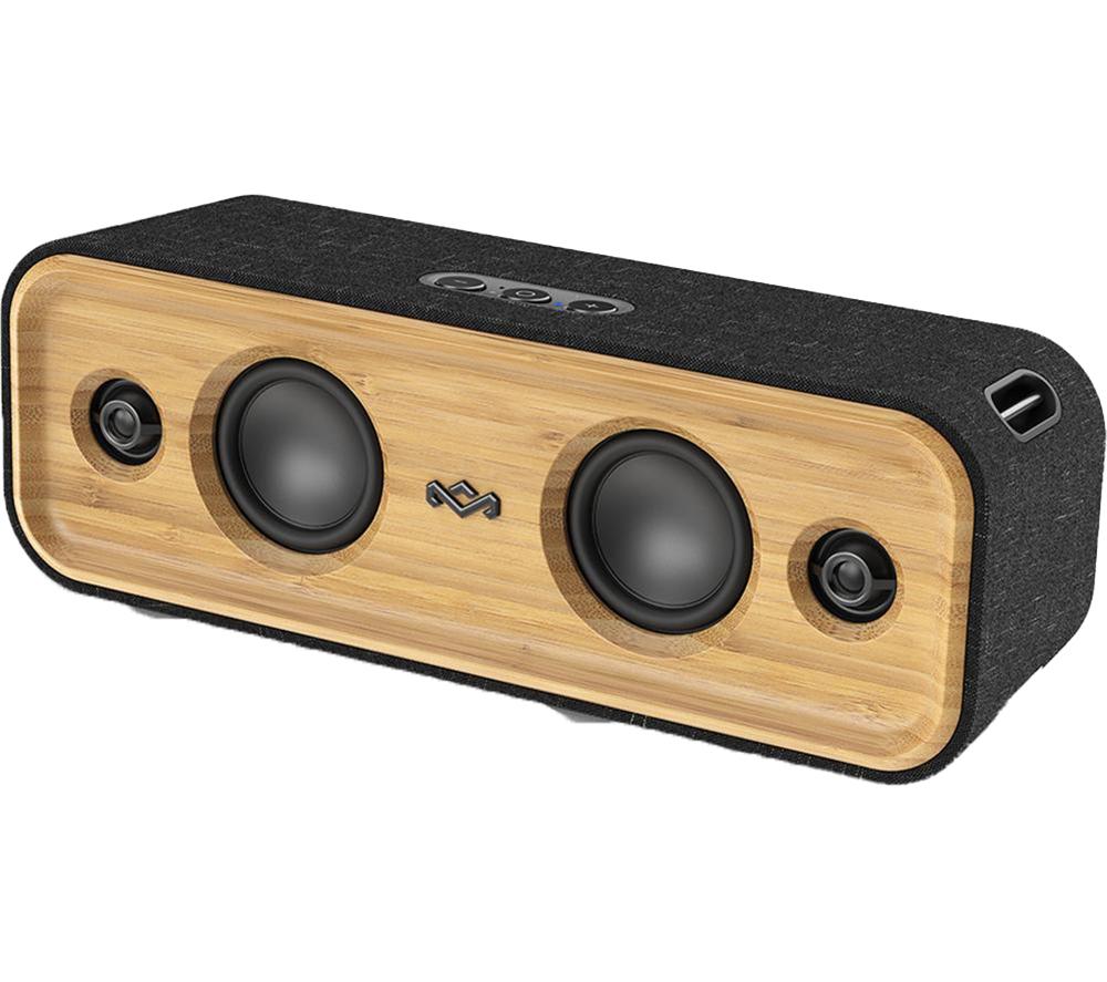 HOUSE OF MARLEY Get Together 2 Portable Bluetooth Speaker - Black & Brown image number 2 of 2