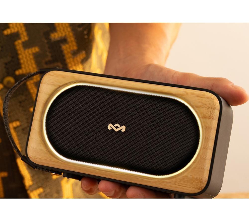 HOUSE OF MARLEY Roots Solar Portable Bluetooth Speaker - Black image number 3 of 8