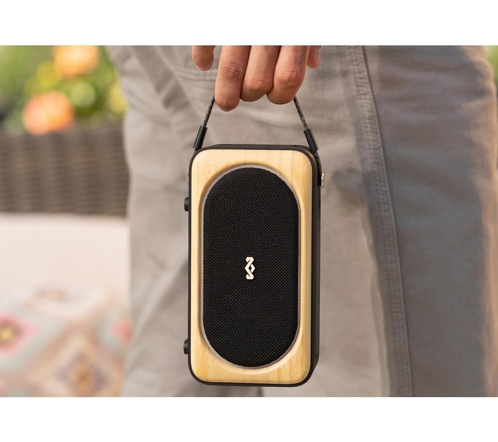 HOUSE OF MARLEY Roots Solar Portable Bluetooth Speaker - Black image number 6 of 8