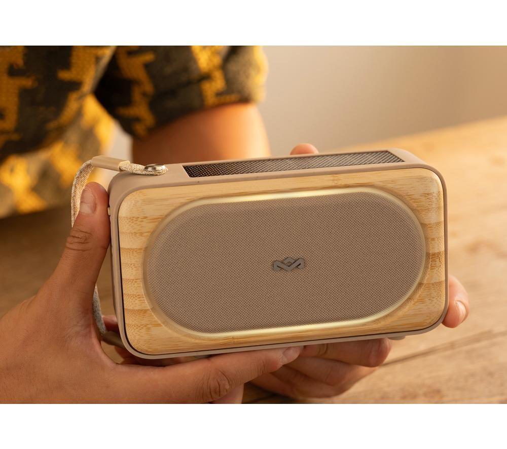 HOUSE OF MARLEY Roots Solar Portable Bluetooth Speaker - Cream image number 2 of 8
