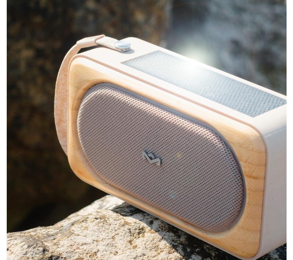 HOUSE OF MARLEY Roots Solar Portable Bluetooth Speaker - Cream image number 5 of 8