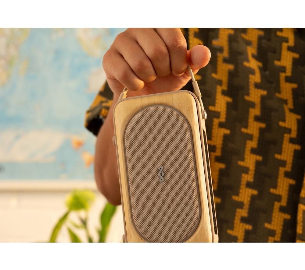 HOUSE OF MARLEY Roots Solar Portable Bluetooth Speaker - Cream image number 6 of 8