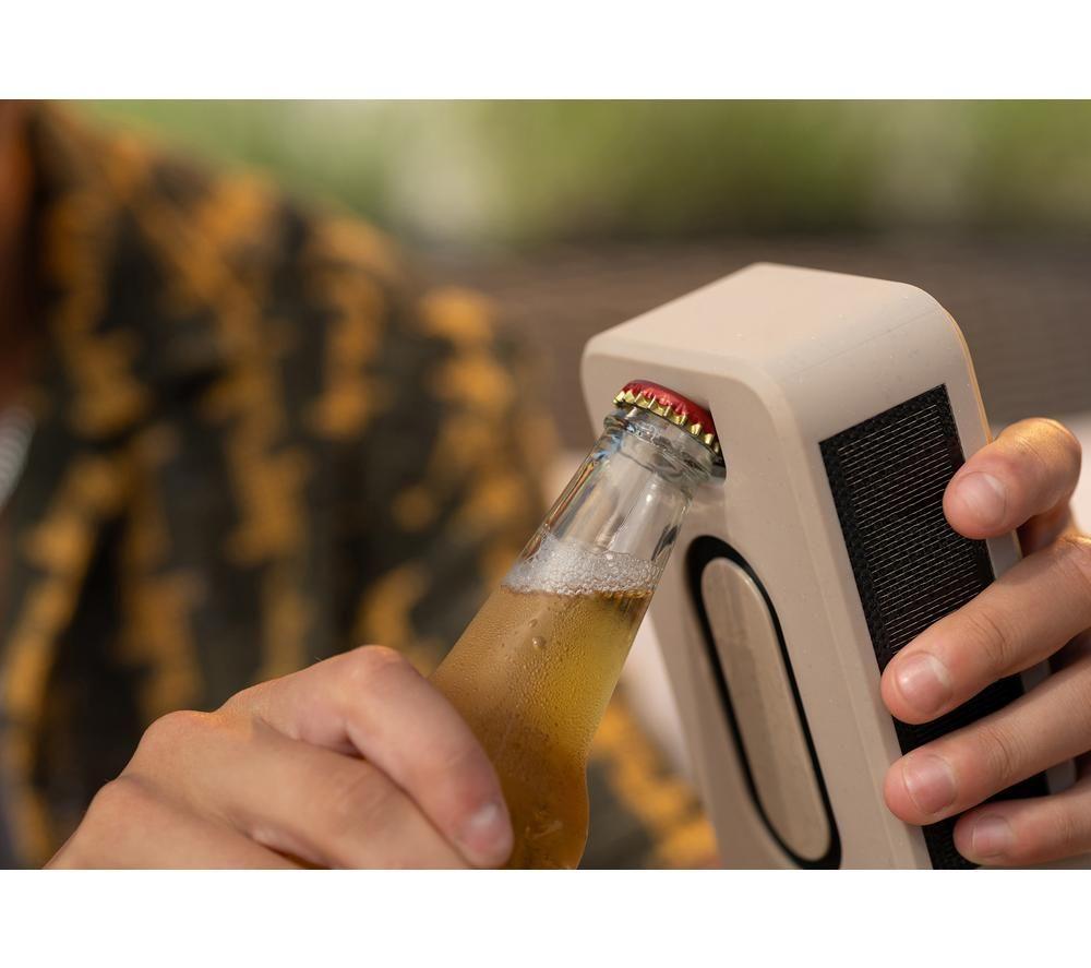 HOUSE OF MARLEY Roots Solar Portable Bluetooth Speaker - Cream image number 7 of 8