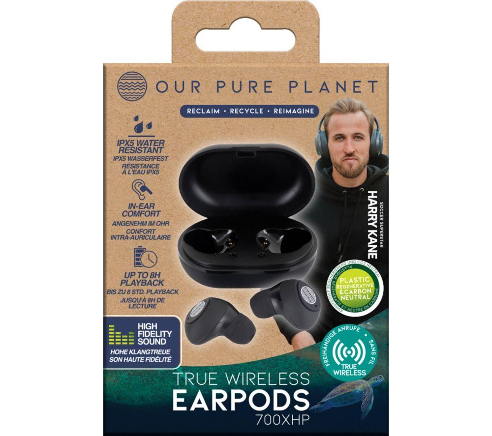 OUR PURE PLANET OPP074 Wireless Bluetooth Earbuds - Black image number 2 of 12