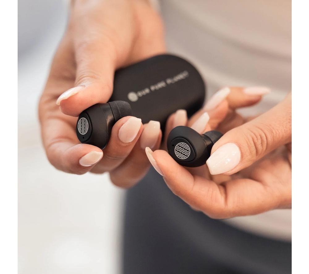 OUR PURE PLANET OPP074 Wireless Bluetooth Earbuds - Black image number 6 of 12