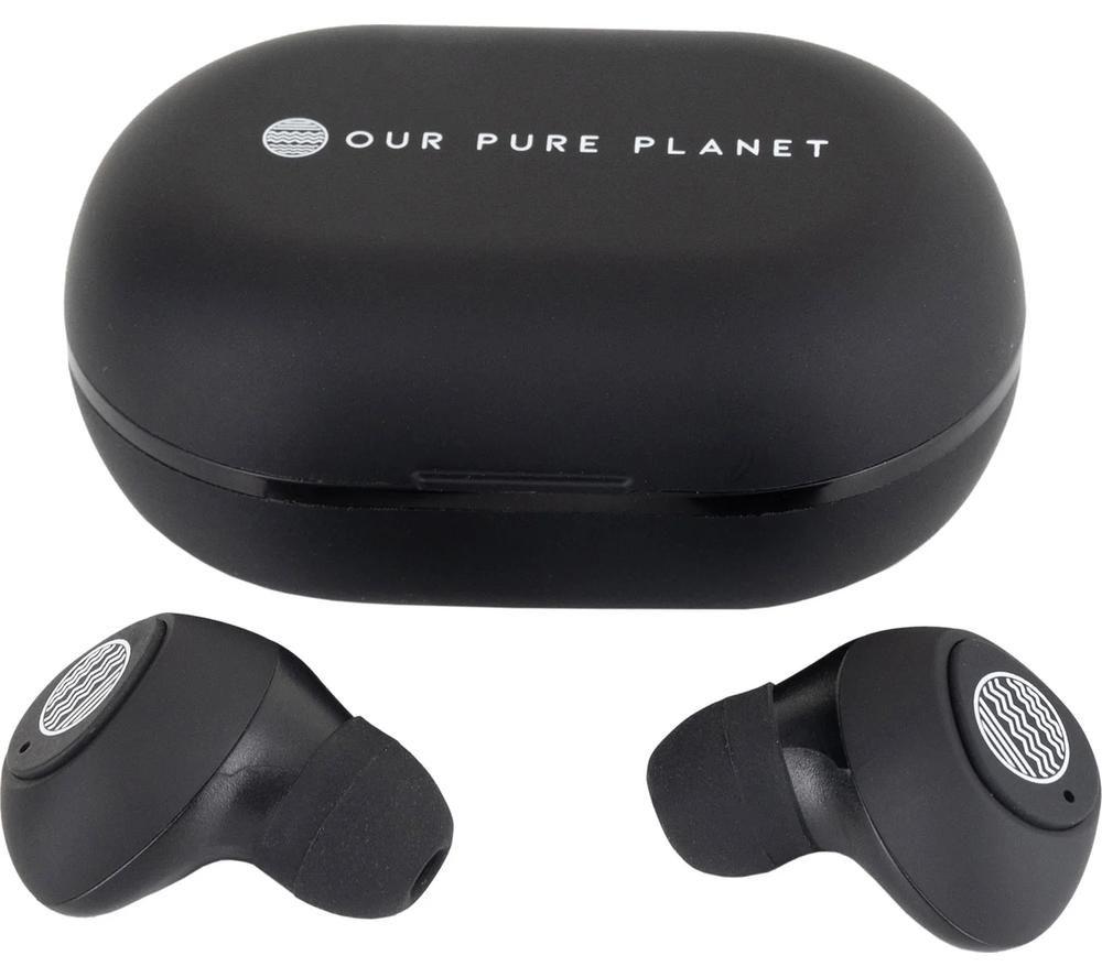 OUR PURE PLANET OPP074 Wireless Bluetooth Earbuds - Black image number 10 of 12