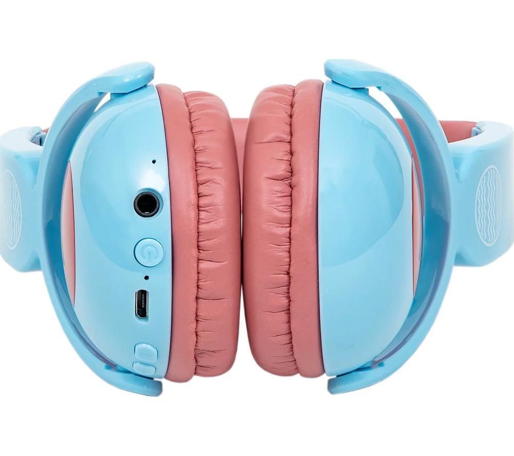 OUR PURE PLANET OPP135 Wireless Bluetooth Kids Headphones - Red & Blue image number 2 of 6