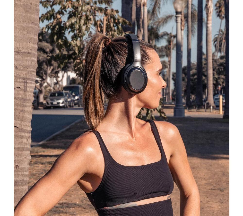 OUR PURE PLANET Signature Wireless Bluetooth Noise-Cancelling Headphones - Black image number 6 of 13