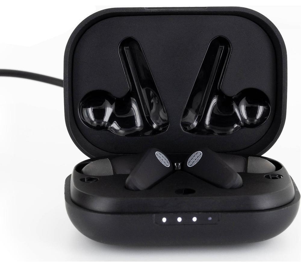 OUR PURE PLANET OPP134 Signature Wireless Bluetooth Noise-Cancelling Earbuds - Black image number 2 of 14