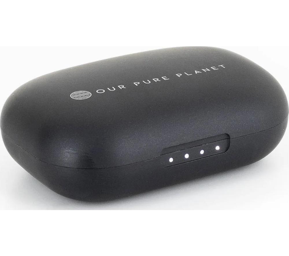 OUR PURE PLANET OPP134 Signature Wireless Bluetooth Noise-Cancelling Earbuds - Black image number 5 of 14