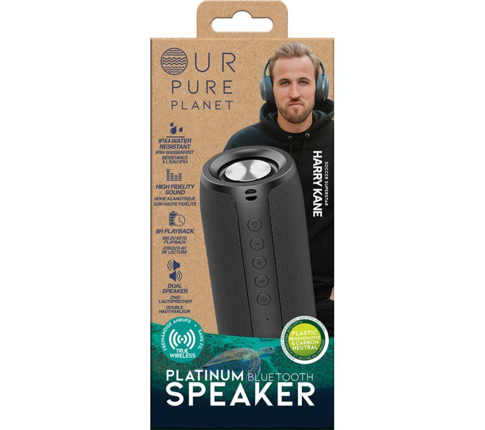 OUR PURE PLANET Platinum Bluetooth Speaker - Black image number 2 of 10