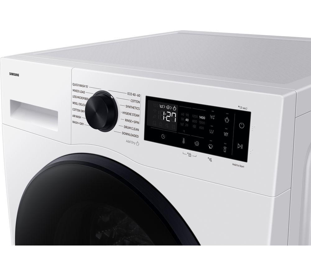 SAMSUNG Series 5 AI Energy WD11DG5B15BEEU WiFi-enabled 11 kg Washer Dryer - White image number 4 of 12