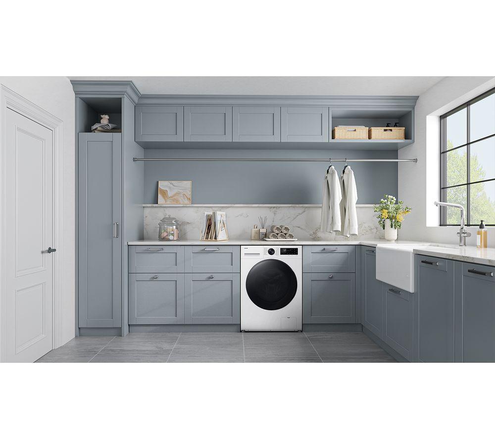 SAMSUNG Series 5 AI Energy WD11DG5B15BEEU WiFi-enabled 11 kg Washer Dryer - White image number 6 of 12