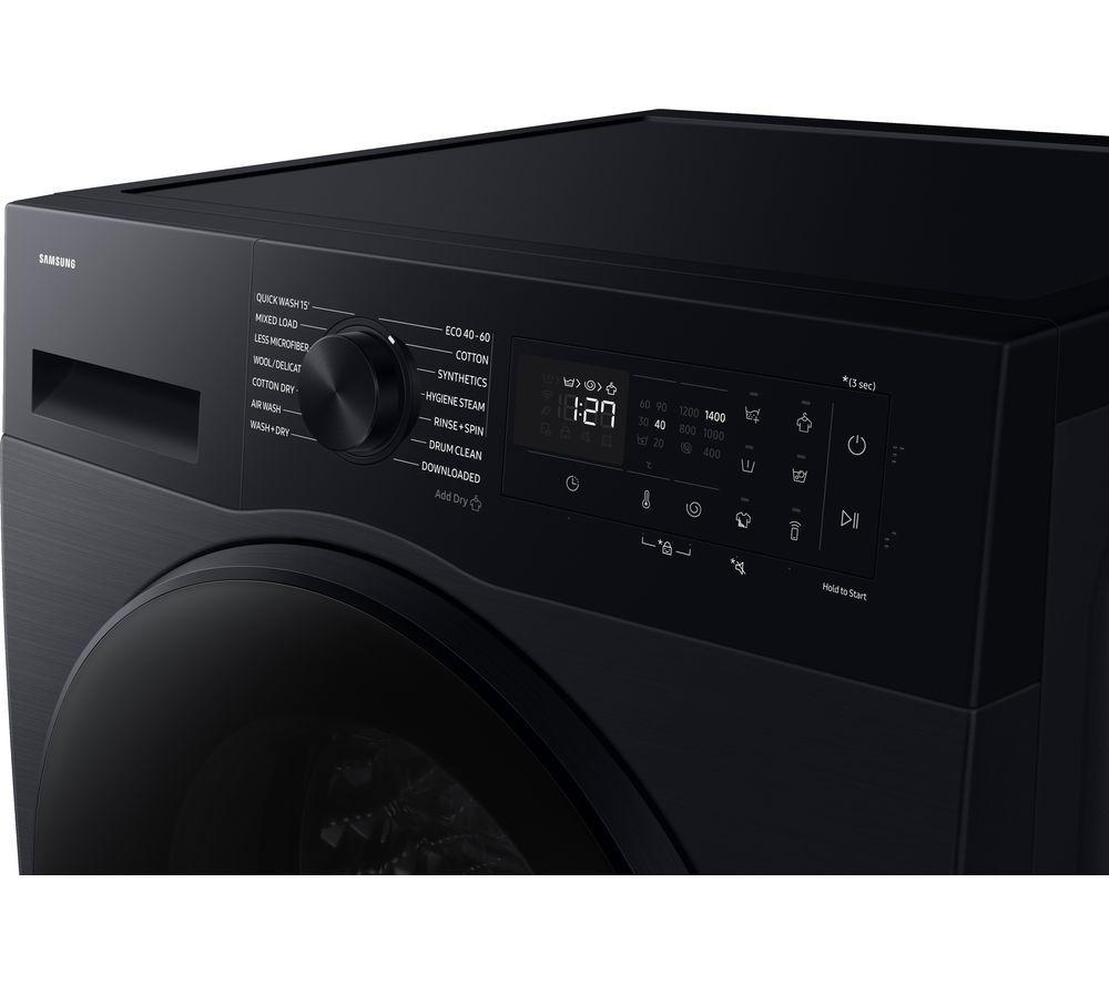 SAMSUNG Series 5 AI Energy WD90DG5B15BBEU WiFi-enabled 9 kg Washer Dryer - Black image number 3 of 10