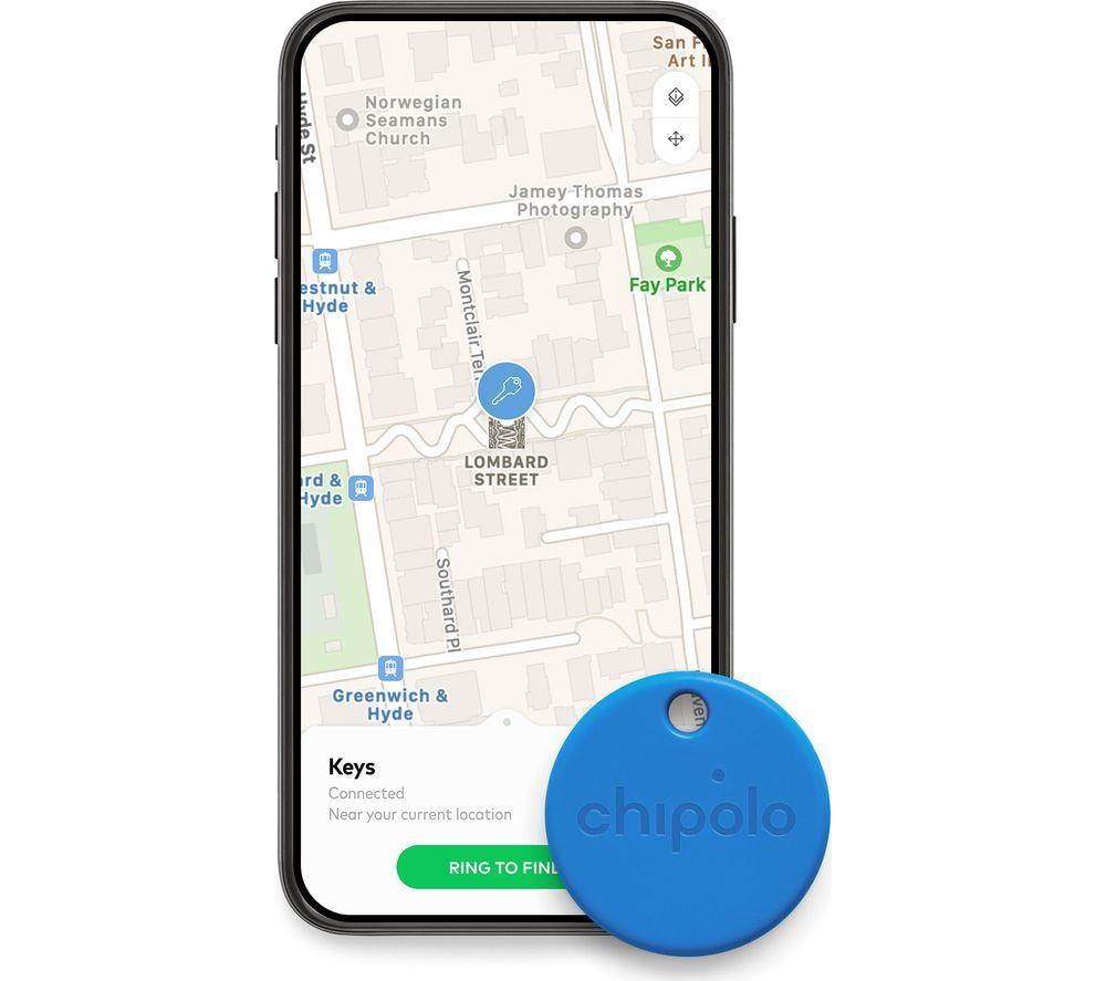 CHIPOLO CH-C19M-BE-R ONE Bluetooth Item Finder - Blue image number 3 of 3