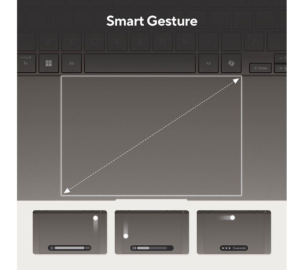 ASUS Zenbook S16 OLED 16" Laptop, Copilot+ PC - AMD Ryzen AI 9, 1 TB SSD, White image number 22 of 27