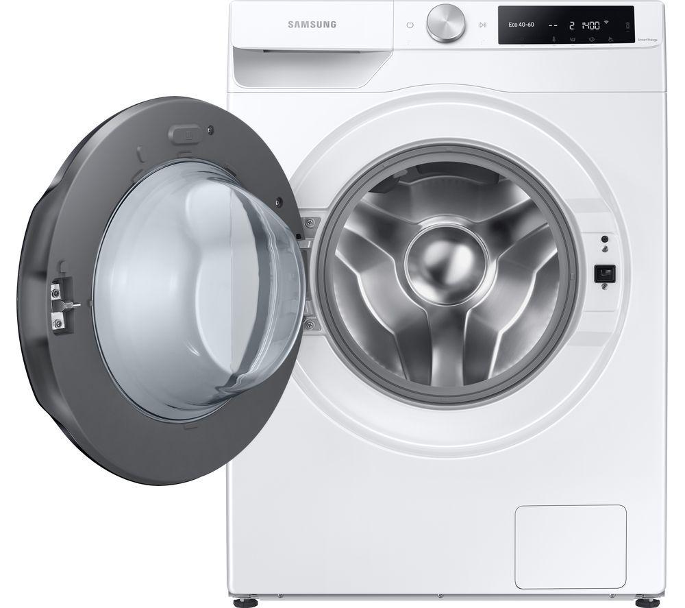 SAMSUNG Series 6 AI Energy WD90DG6B85BEU1 WiFi-enabled 9 kg Washer Dryer - White image number 3 of 7