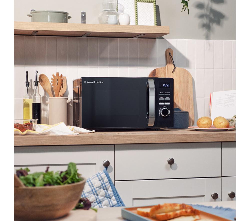 RUSSELL HOBBS RHMD818B Solo Microwave - Black image number 7 of 9