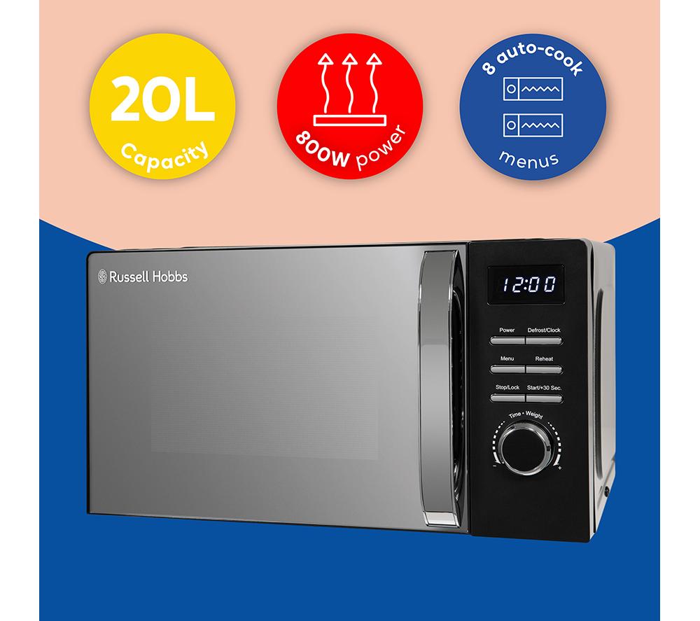 RUSSELL HOBBS RHMD818B Solo Microwave - Black image number 9 of 9
