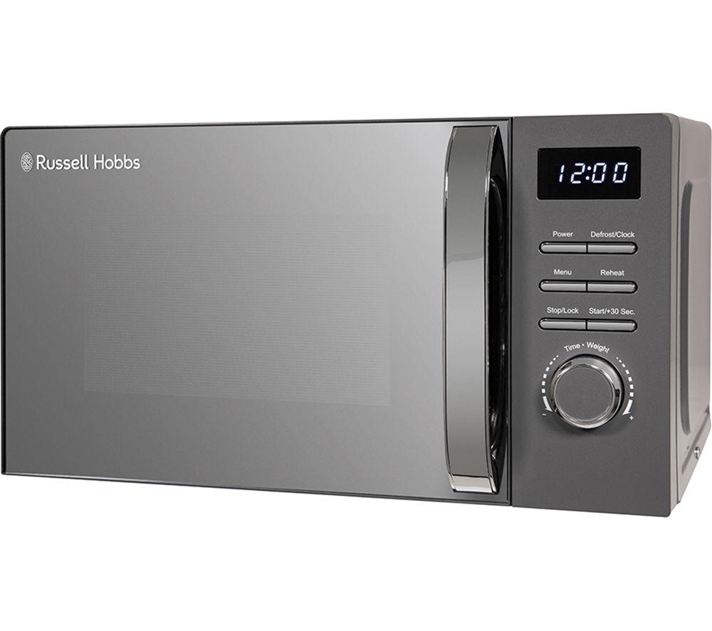 RUSSELL HOBBS RHMD818G Solo Microwave - Grey image number 2 of 9