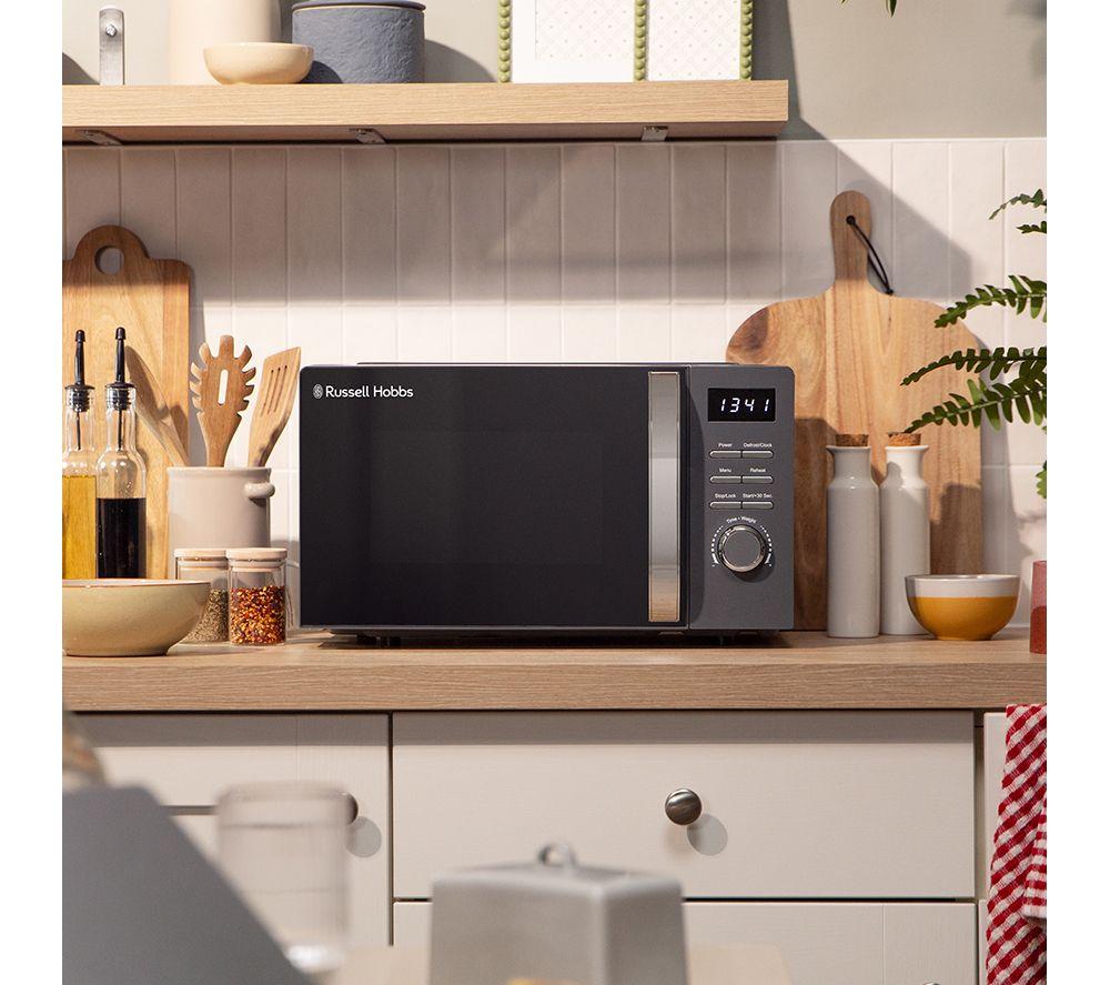 RUSSELL HOBBS RHMD818G Solo Microwave - Grey image number 4 of 9