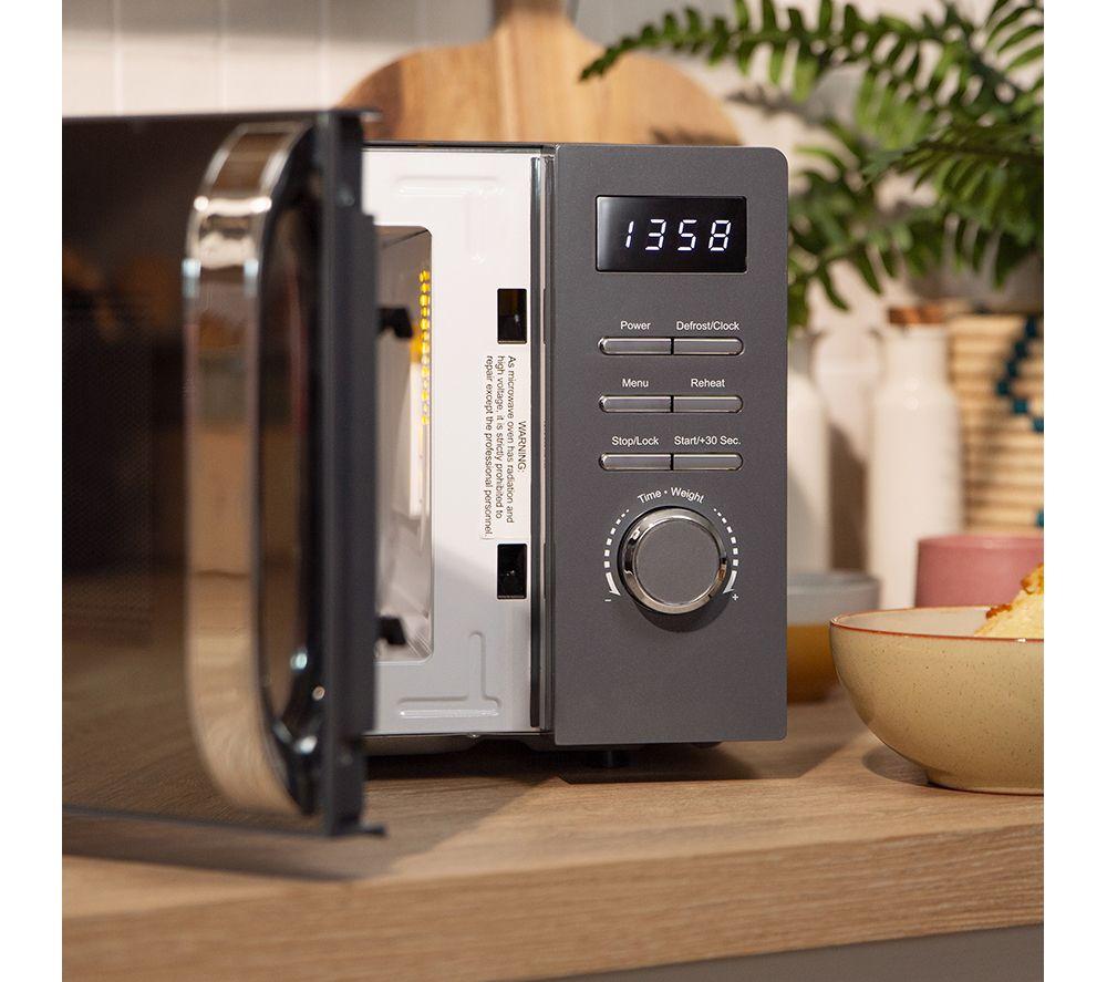 RUSSELL HOBBS RHMD818G Solo Microwave - Grey image number 5 of 9