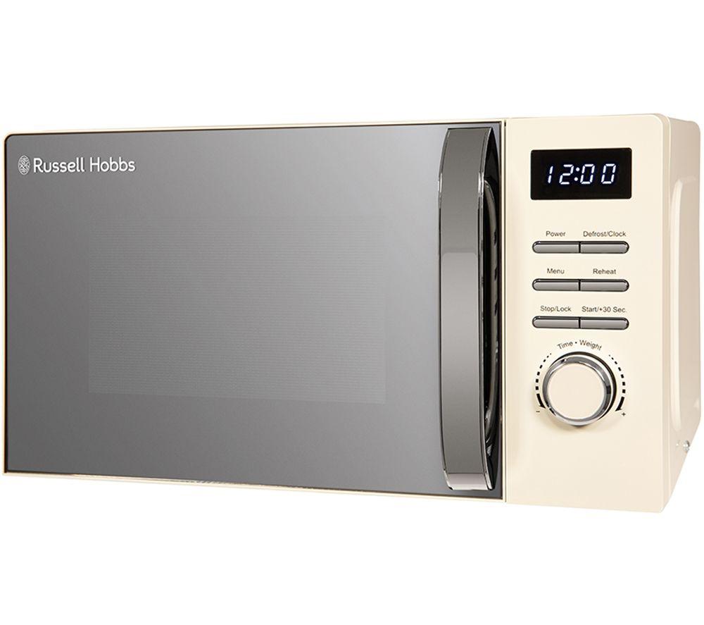 RUSSELL HOBBS RHMD818C Solo Microwave - Cream image number 2 of 9