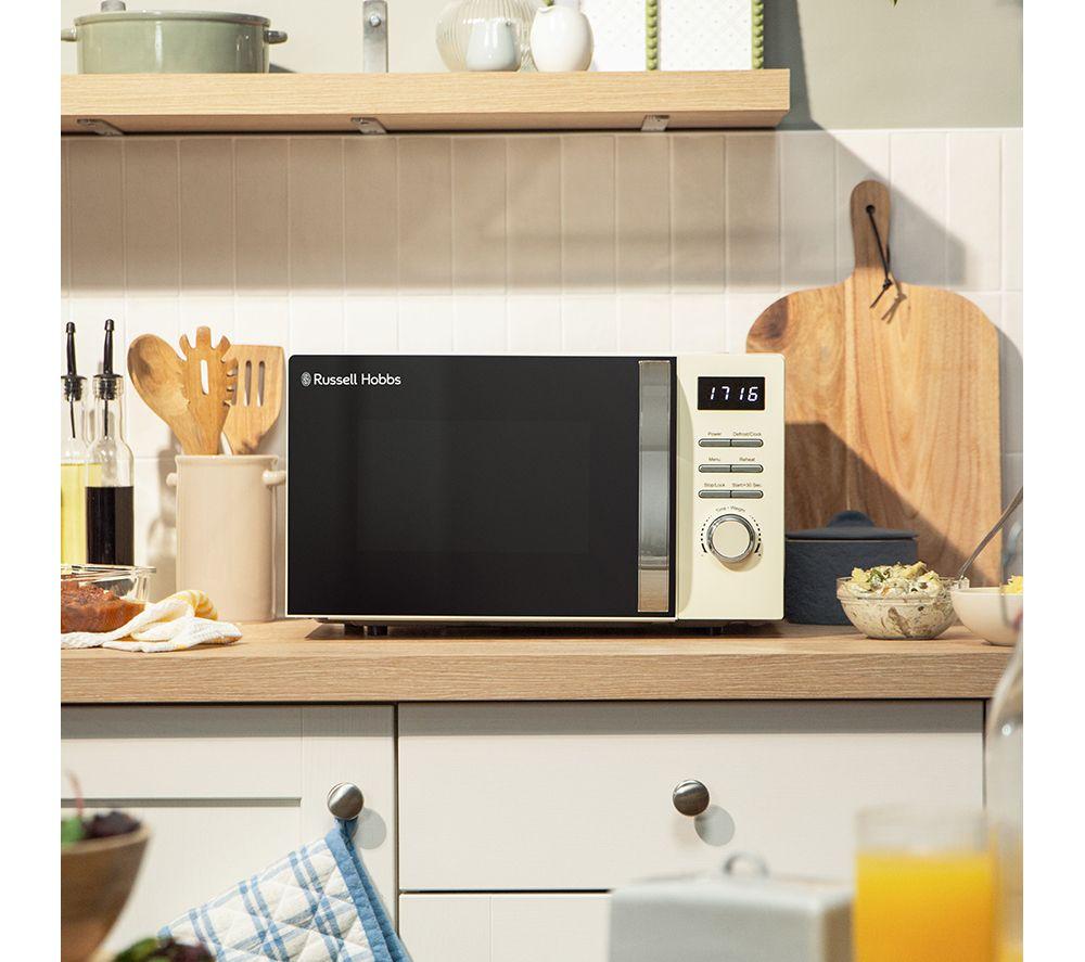 RUSSELL HOBBS RHMD818C Solo Microwave - Cream image number 4 of 9