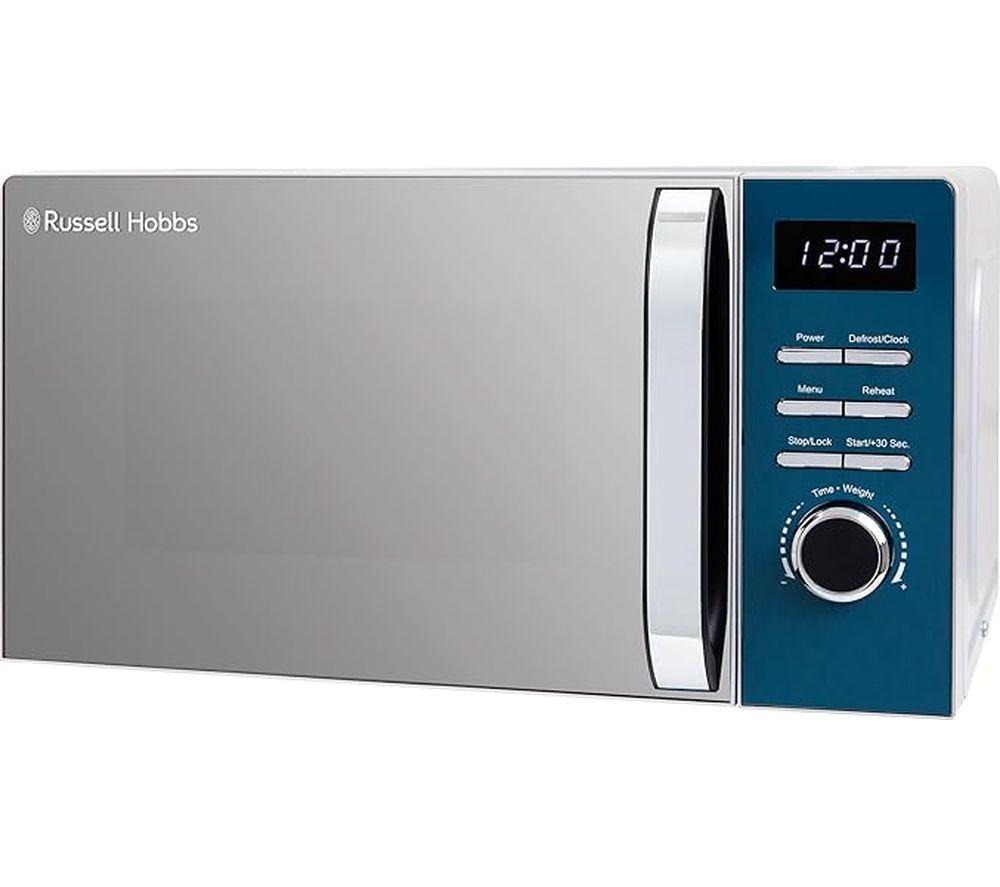 RUSSELL HOBBS Distinctions RHMD832OB Compact Solo Microwave - Blue Ocean image number 3 of 3