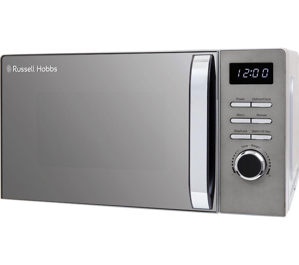 RUSSELL HOBBS Distinctions RHMD832T Compact Solo Microwave - Titanium image number 2 of 5