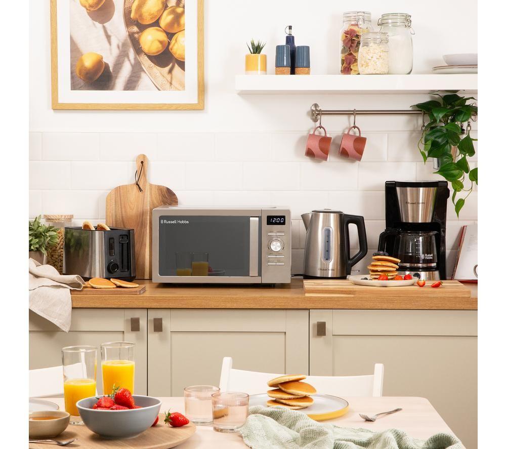 RUSSELL HOBBS RHMD828SS Solo Microwave - Silver image number 7 of 10