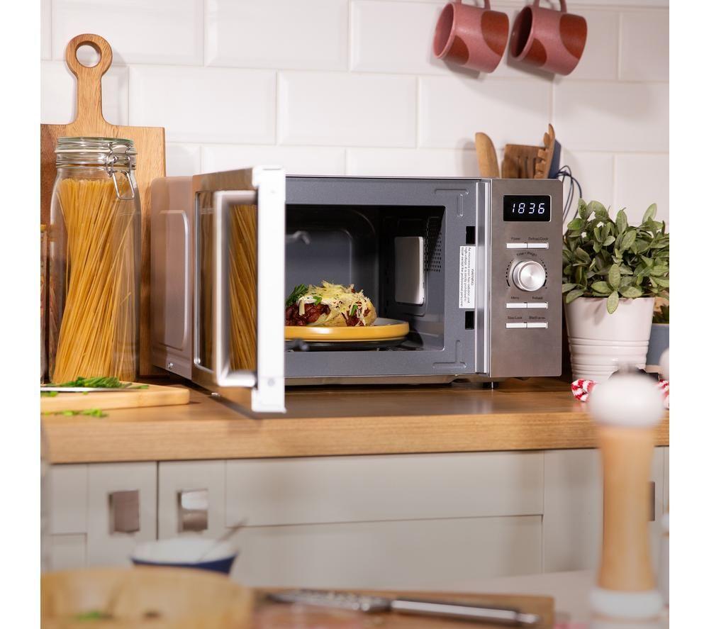 RUSSELL HOBBS RHMD828SS Solo Microwave - Silver image number 9 of 10