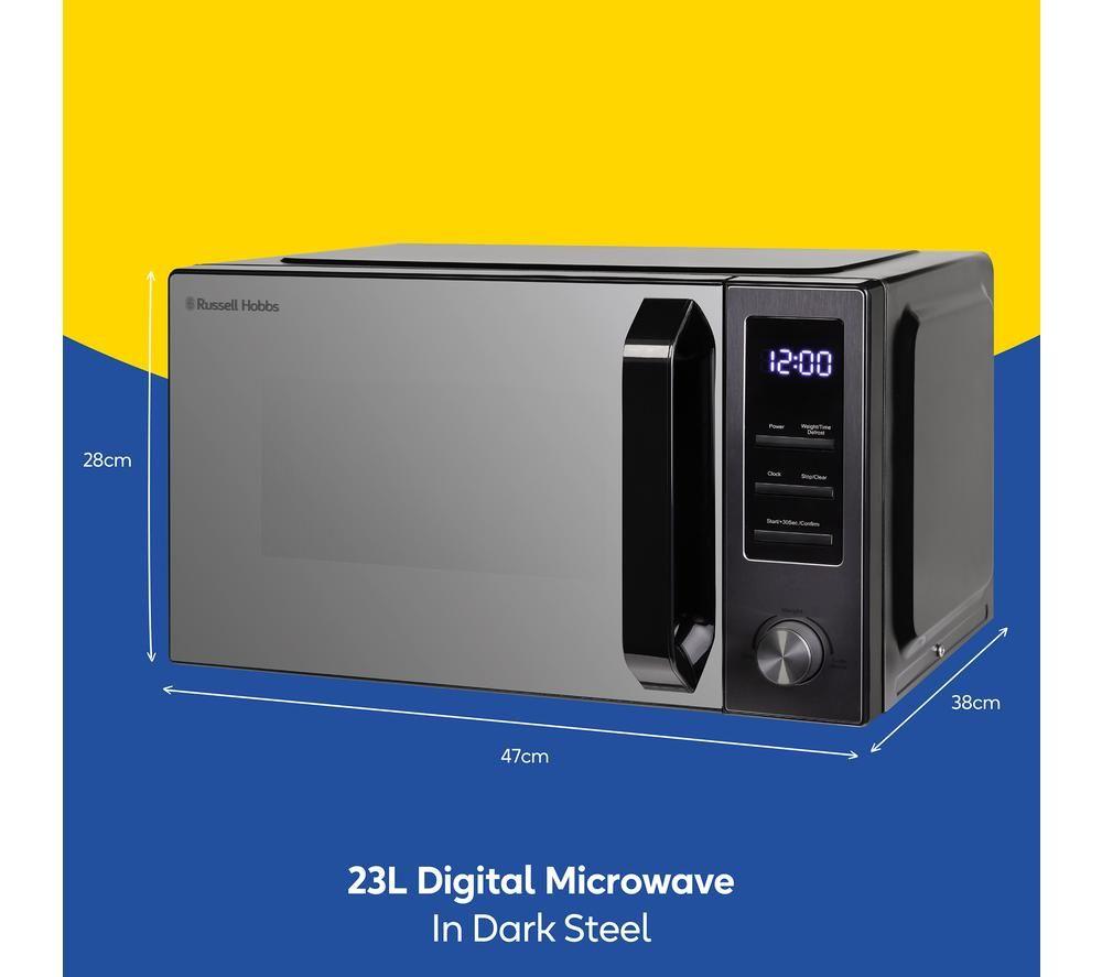 RUSSELL HOBBS RHM2372DS Solo Microwave - Dark Steel image number 2 of 4