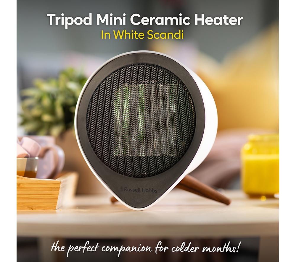 RUSSELL HOBBS RHMCH1009-SCA Ceramic Fan Heater - White image number 2 of 11
