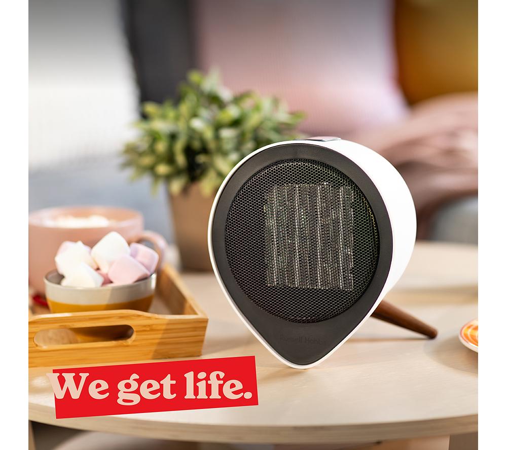 RUSSELL HOBBS RHMCH1009-SCA Ceramic Fan Heater - White image number 5 of 11