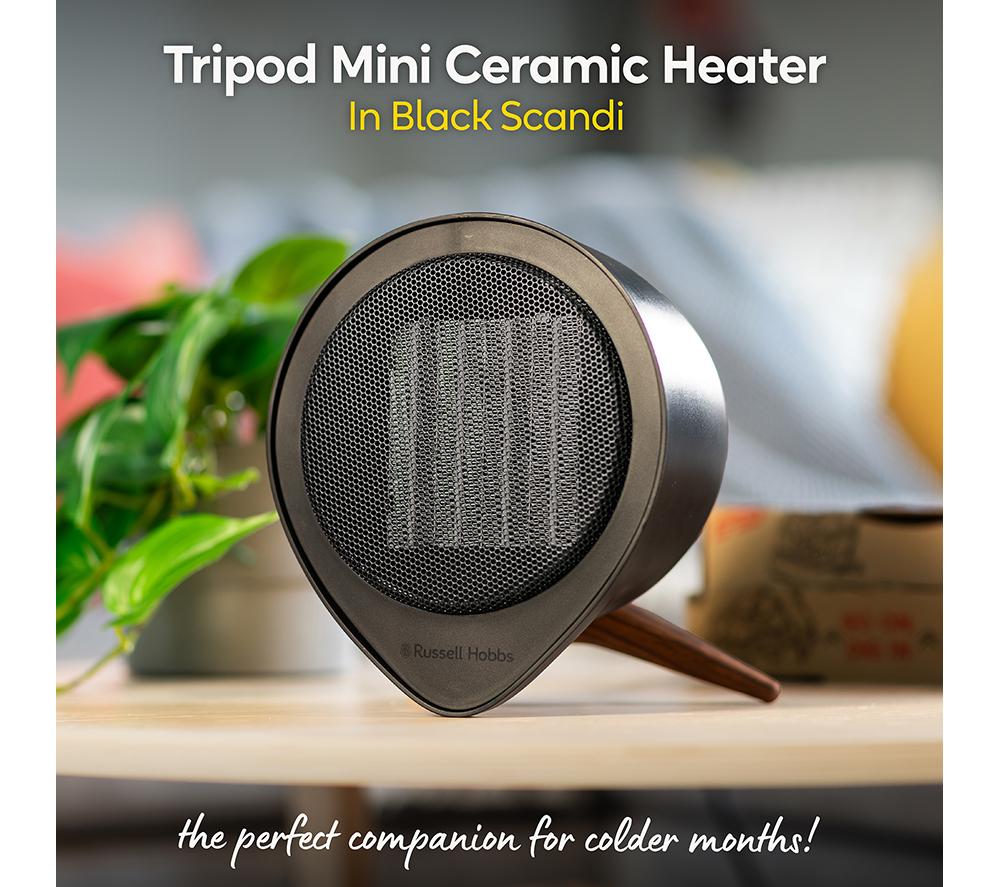 RUSSELL HOBBS RHMCH1009B-SCA Ceramic Fan Heater - Black image number 2 of 11