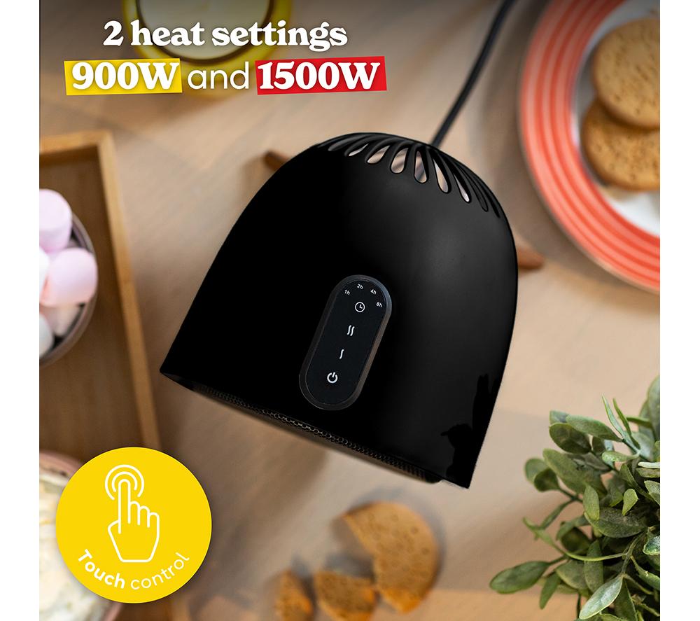 RUSSELL HOBBS RHMCH1009B-SCA Ceramic Fan Heater - Black image number 3 of 11