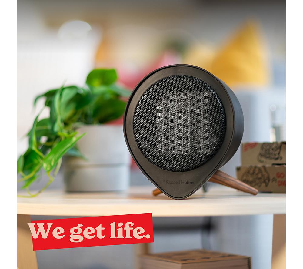 RUSSELL HOBBS RHMCH1009B-SCA Ceramic Fan Heater - Black image number 5 of 11