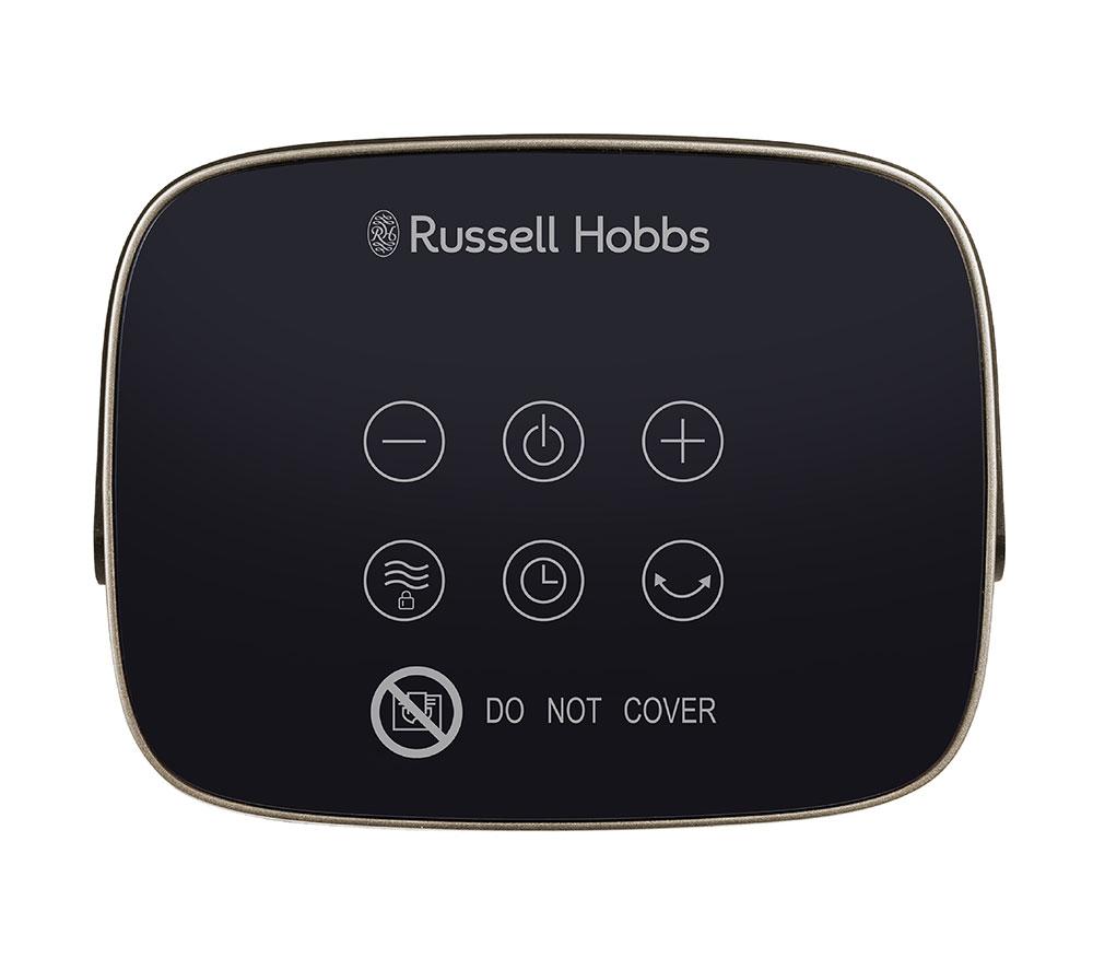 RUSSELL HOBBS RHCH2001G Ceramic Fan Heater - Black & Gold image number 17 of 18