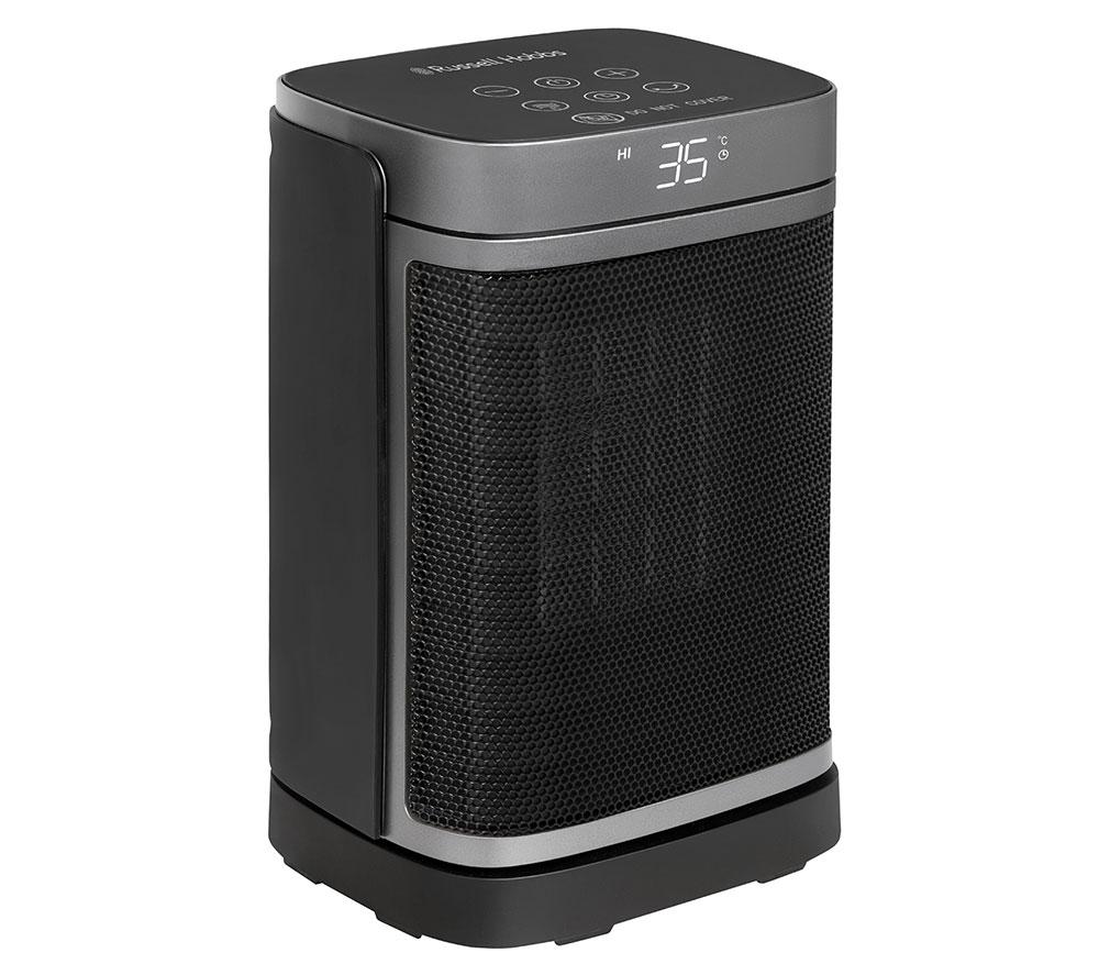 RUSSELL HOBBS RHCH2001S Ceramic Fan Heater - Black & Silver image number 14 of 17