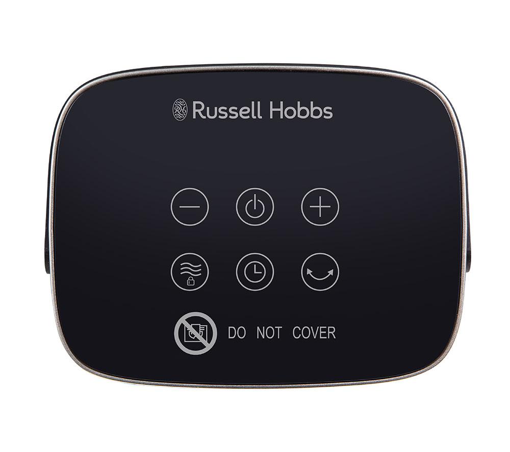 RUSSELL HOBBS RHCH2001S Ceramic Fan Heater - Black & Silver image number 16 of 17