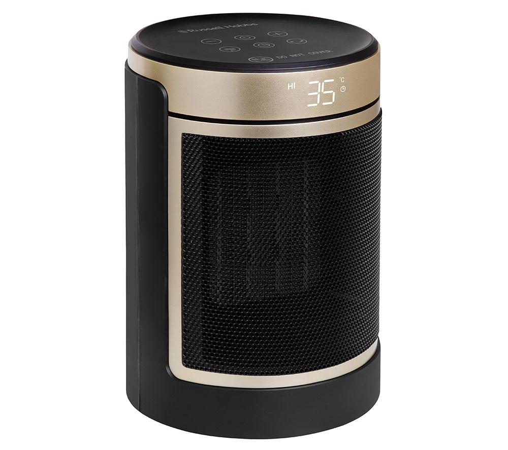 RUSSELL HOBBS RHCH2002G Ceramic Fan Heater - Black & Gold image number 13 of 16