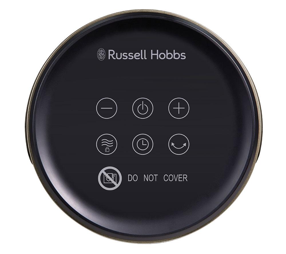 RUSSELL HOBBS RHCH2002G Ceramic Fan Heater - Black & Gold image number 15 of 16