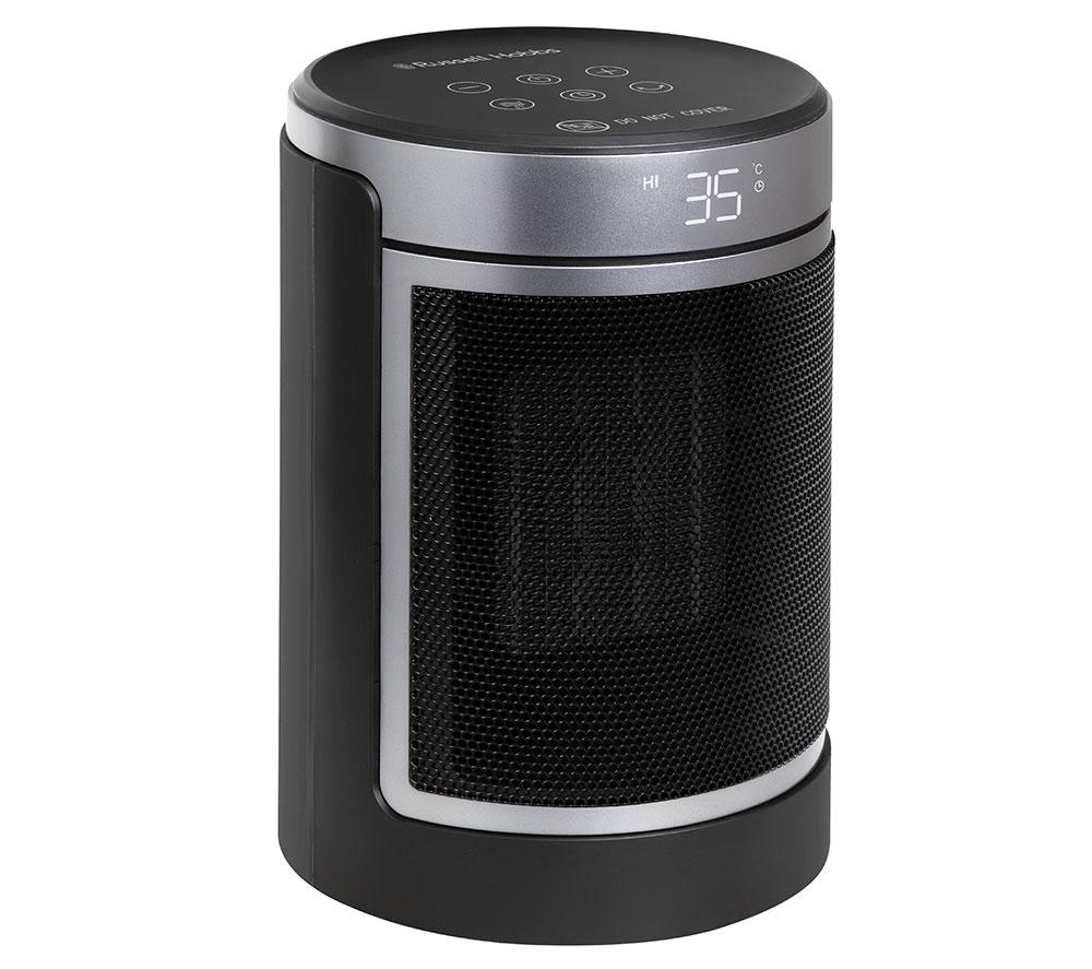 RUSSELL HOBBS RHCH2002S Ceramic Fan Heater - Black & Silver image number 12 of 15