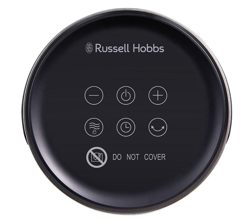 RUSSELL HOBBS RHCH2002S Ceramic Fan Heater - Black & Silver image number 14 of 15