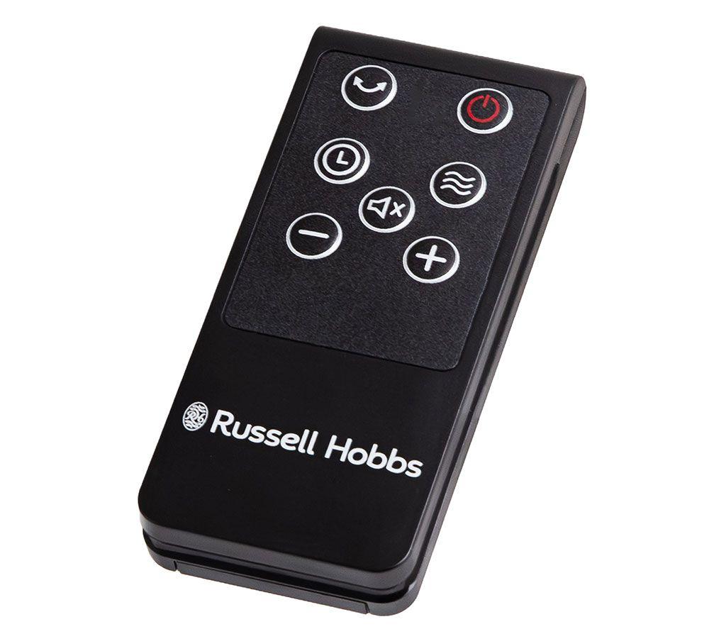 RUSSELL HOBBS RHCH2001G Ceramic Fan Heater - Black & Silver image number 3 of 18