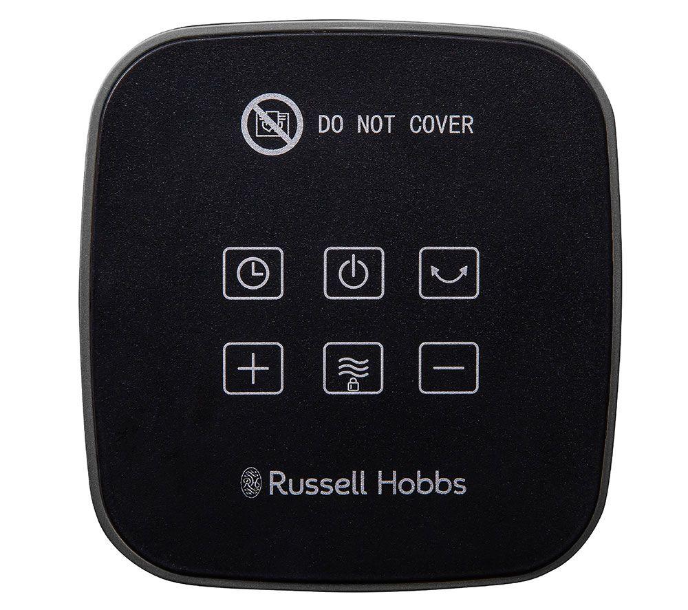 RUSSELL HOBBS RHCH2001G Ceramic Fan Heater - Black & Silver image number 4 of 18