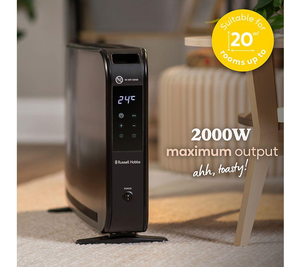 RUSSELL HOBBS RHCVH2003B Portable Convector Heater - Black image number 2 of 11
