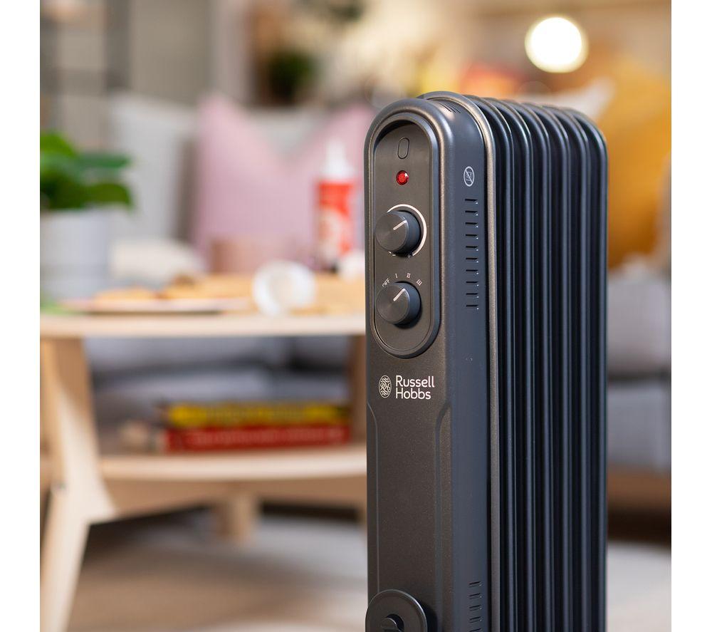 RUSSELL HOBBS RHOFR7004A Portable Oil-Filled Radiator - Anthracite image number 7 of 17