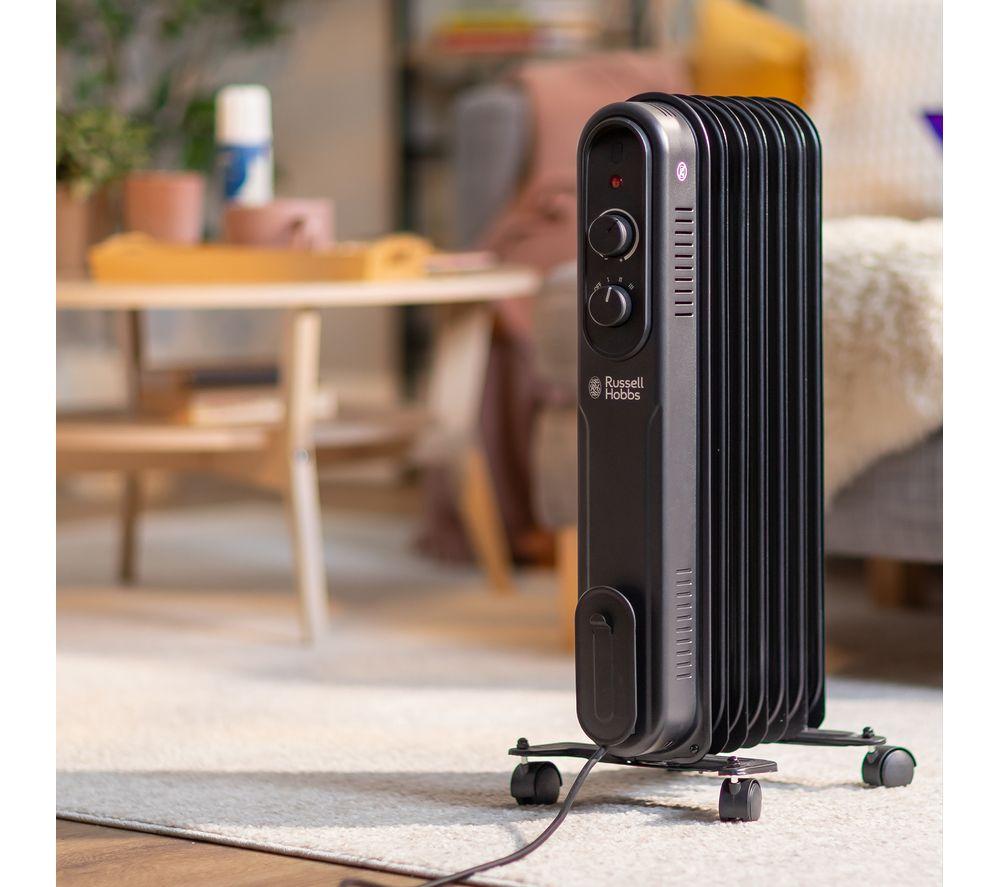 RUSSELL HOBBS RHOFR7004B Portable Oil-Filled Radiator - Black image number 4 of 9